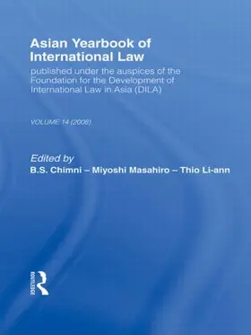 Chimni / Masahiro / Thio |  Asian Yearbook of International Law | Buch |  Sack Fachmedien