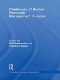 Bebenroth / Kanai |  Challenges of Human Resource Management in Japan | Buch |  Sack Fachmedien