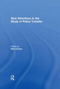 Evans |  New Directions in the Study of Policy Transfer | Buch |  Sack Fachmedien