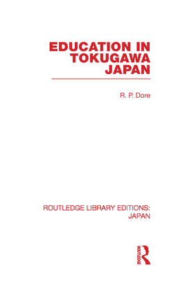 Dore | Education in Tokugawa Japan | Buch | 978-0-415-58759-4 | sack.de