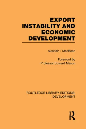 Macbean |  Export Instability and Economic Development | Buch |  Sack Fachmedien