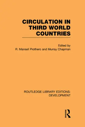 Prothero / Chapman |  Circulation in Third World Countries | Buch |  Sack Fachmedien