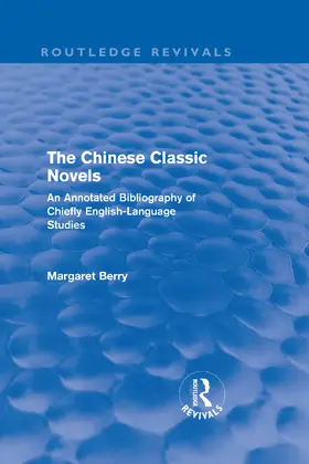 Berry | The Chinese Classic Novels | Buch | 978-0-415-59524-7 | www.sack.de