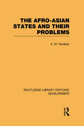 Panikkar |  The Afro-Asian States and their Problems | Buch |  Sack Fachmedien