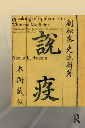 Hanson |  Speaking of Epidemics in Chinese Medicine | Buch |  Sack Fachmedien