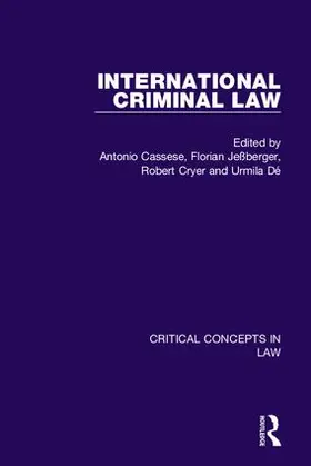 Cassese / Jeßberger / Cryer |  International Criminal Law | Buch |  Sack Fachmedien