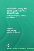 Tikly / Barrett |  Education Quality and Social Justice in the Global South | Buch |  Sack Fachmedien
