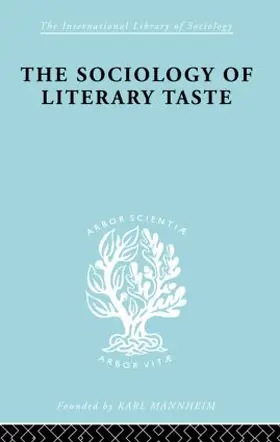  Sociology Lit Taste Ils 90 | Buch |  Sack Fachmedien