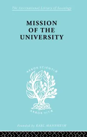 Gasset |  Mission of the University | Buch |  Sack Fachmedien