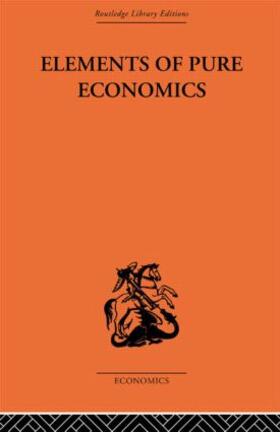 Walras | Elements of Pure Economics | Buch | 978-0-415-60731-5 | sack.de
