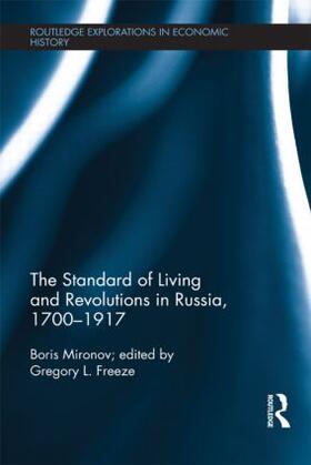 Mironov / Freeze |  The Standard of Living and Revolutions in Imperial Russia, 1700-1917 | Buch |  Sack Fachmedien