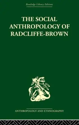 Kuper |  The Social Anthropology of Radcliffe-Brown | Buch |  Sack Fachmedien