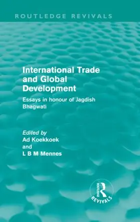 Koekkoek |  International Trade and Global Development (Routledge Revivals) | Buch |  Sack Fachmedien