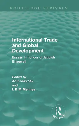 Koekkoek |  International Trade and Global Development (Routledge Revivals) | Buch |  Sack Fachmedien