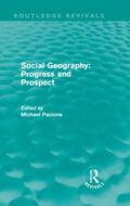 Pacione |  Social Geography | Buch |  Sack Fachmedien