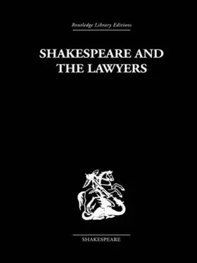 Hood Phillips | Shakespeare and the Lawyers | Buch | 978-0-415-61231-9 | www.sack.de