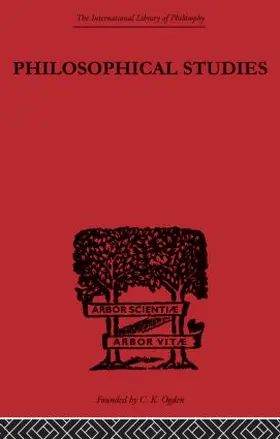 Moore |  Philosophical Studies | Buch |  Sack Fachmedien