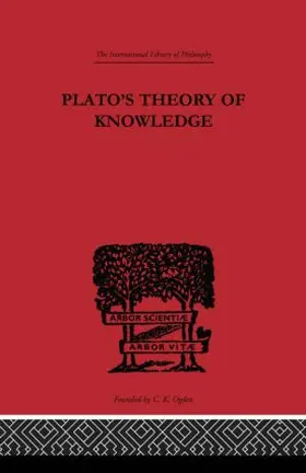 Cornford | Plato's Theory of Knowledge | Buch | 978-0-415-61395-8 | www.sack.de