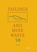  Tailings and Mine Waste 2010 | Buch |  Sack Fachmedien