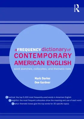 Davies / Gardner |  A Frequency Dictionary of Contemporary American English | Sonstiges |  Sack Fachmedien