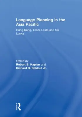 Kaplan / Baldauf |  Language Planning in the Asia Pacific | Buch |  Sack Fachmedien