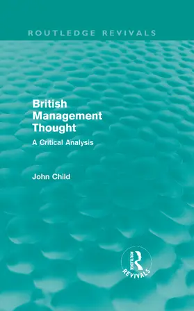 Child |  British Management Thought | Buch |  Sack Fachmedien