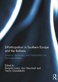 Loukis / Macintosh / Charalabidis |  E-Participation in Southern Europe and the Balkans | Buch |  Sack Fachmedien