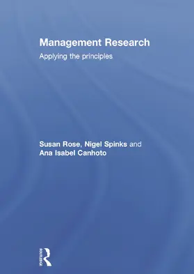 Rose / Spinks / Canhoto |  Management Research | Buch |  Sack Fachmedien