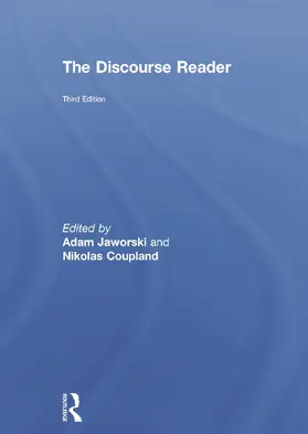 Jaworski / Coupland |  The Discourse Reader | Buch |  Sack Fachmedien