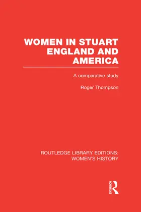 Thompson |  Women in Stuart England and America | Buch |  Sack Fachmedien