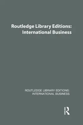 Various |  Routledge Library Editions: International Business | Buch |  Sack Fachmedien