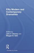 Gale / Deeney |  Fifty Modern and Contemporary Dramatists | Buch |  Sack Fachmedien