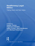 Tranter / Bartlett / Corbin |  Reaffirming Legal Ethics | Buch |  Sack Fachmedien