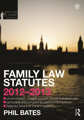 Bates | Family Law Statutes | Buch | 978-0-415-63388-8 | sack.de