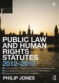 Jones |  Public Law and Human Rights Statutes | Buch |  Sack Fachmedien