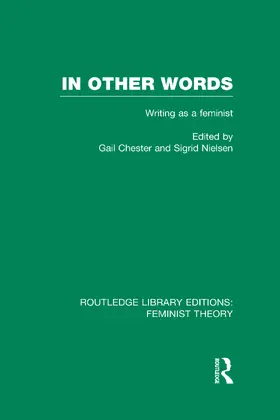 Chester / Nielsen |  In Other Words (RLE Feminist Theory) | Buch |  Sack Fachmedien