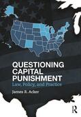 Acker |  Questioning Capital Punishment | Buch |  Sack Fachmedien