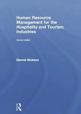 Nickson |  Human Resource Management for the Hospitality and Tourism Industries | Buch |  Sack Fachmedien