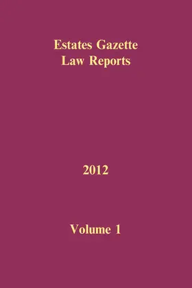 Marshall |  EGLR 2012 Volume 1 | Buch |  Sack Fachmedien