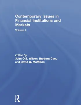 Wilson / Casu / McMillan |  Contemporary Issues in Financial Institutions and Markets | Buch |  Sack Fachmedien