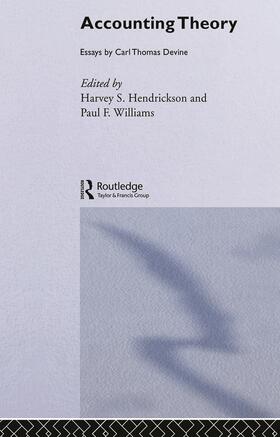 Hendrickson / Williams |  Accounting Theory | Buch |  Sack Fachmedien