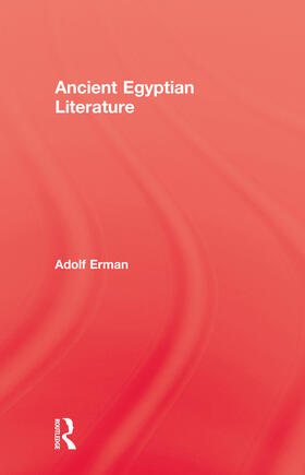 Erman | Ancient Egyptian Literature | Buch | sack.de