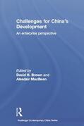 Brown / MacBean |  Challenges for China's Development | Buch |  Sack Fachmedien