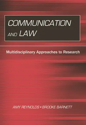 Reynolds / Barnett | Communication and Law | Buch | 978-0-415-64682-6 | sack.de
