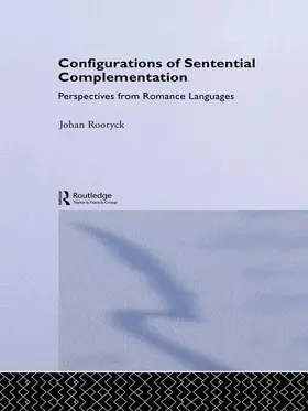 Rooryck |  Configurations of Sentential Complementation | Buch |  Sack Fachmedien