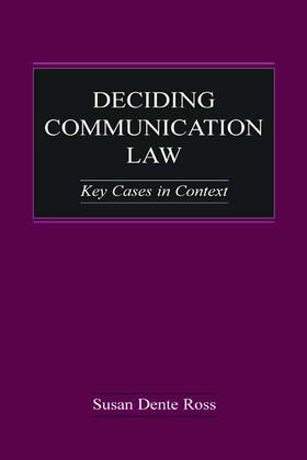Ross | Deciding Communication Law | Buch | 978-0-415-64715-1 | sack.de