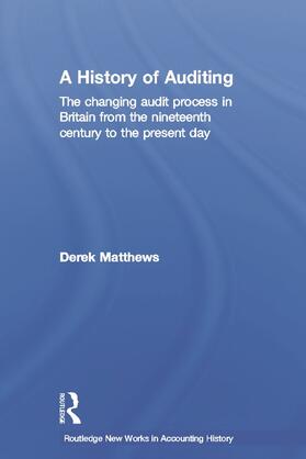 Matthews |  A History of Auditing | Buch |  Sack Fachmedien