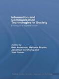 Anderson / Brynin / Raban |  Information and Communications Technologies in Society | Buch |  Sack Fachmedien