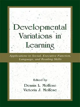 Molfese |  Developmental Variations in Learning | Buch |  Sack Fachmedien