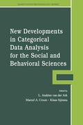 van der Ark / Croon / Sijtsma |  New Developments in Categorical Data Analysis for the Social and Behavioral Sciences | Buch |  Sack Fachmedien